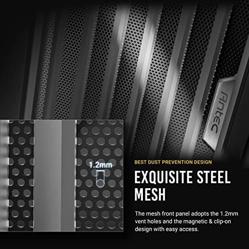 Antec Performance 1 FT ATX Full Tower Black Tempered Glass Side Panel image