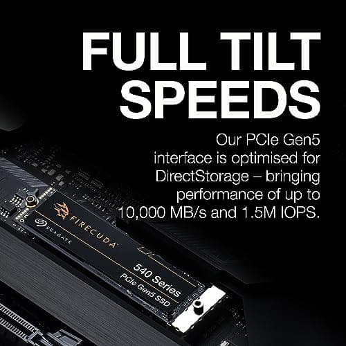 Seagate FireCuda 540 2TB M.2 SSD PCIe 5.0 NVMe image