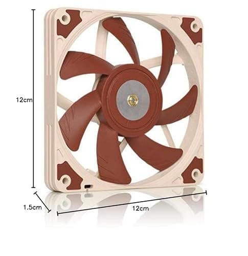 Noctua A12x15 120mm Black chromax.black.swap PWM image