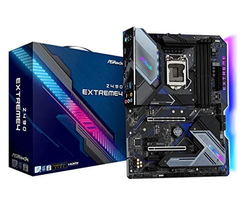 ASRock Z490 Extreme4 Supports 10 th Gen and future generation Intel Core TM Processors (Socket 1200) motherboard main image