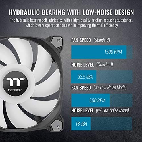 Thermaltake Pure Duo 140mm Black ARGB PWM 2-Pack image