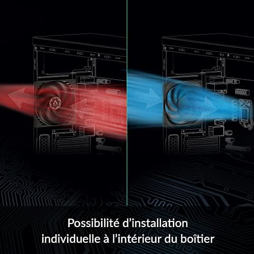 ARCTIC F8 80mm Black PWM PST image