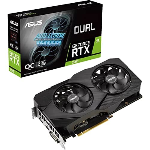 Asus DUAL EVO GeForce RTX 2060 12GB 12GB GDDR6 Black main image