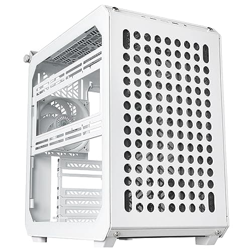 Cooler Master QUBE 500 Flatpack ATX Mid Tower White with Tempered Glass Side Panel, USB 3.2 Gen 2x2 Type-C, USB 3.2 Gen 1 Type-A main image