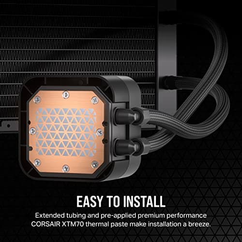 Corsair iCUE H170i ELITE LCD XT Water 420mm Black image