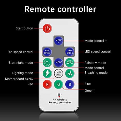 darkFlash Aurora DR12 PRO 120mm Black 20.34 CFM Addressable RGB 5-Pack image