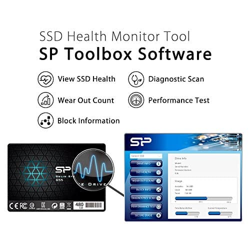Silicon Power Silm S55 480GB SSD 2.5" SATA 6.0 Gb/s image