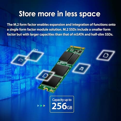Transcend MTS600 256GB M.2-2260 SSD SATA image