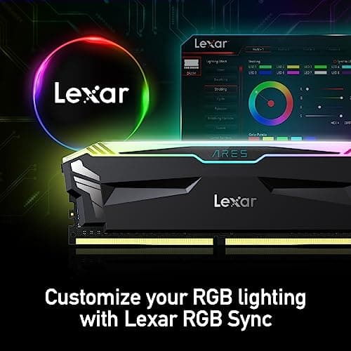 Lexar Ares RGB Black DDR4-3600 CL18 32GB (2x16GB) image
