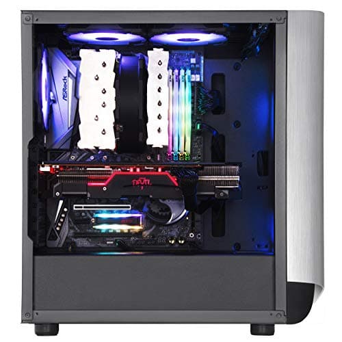 Silverstone SETA A1 ATX Mid Tower Silver / Black with Tempered Glass Side Panel, USB 3.2 Gen 2 Type-C, USB 3.2 Gen 1 Type-A image