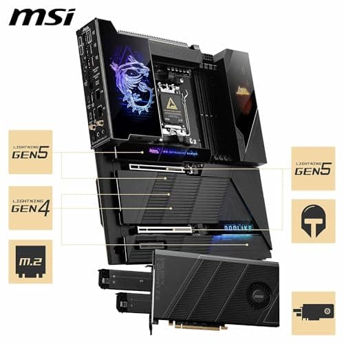 MSI MEG X870E GODLIKE AM5 DDR5 EATX image