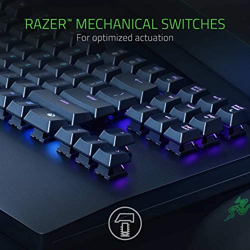 Razer Turret Wireless Mechanical Gaming Keyboard & Mouse Combo for PC & Xbox One: Chroma RGB/Dynamic Lighting - Retractable Magnetic Mouse Mat - 40hr Battery image