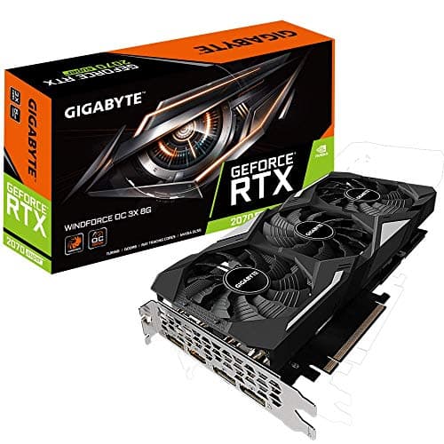 Gigabyte WINDFORCE OC 3X GeForce RTX 2070 SUPER 8GB GDDR6 Black image