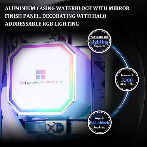 Thermalright Frozen Prism Water 360mm RGB White image