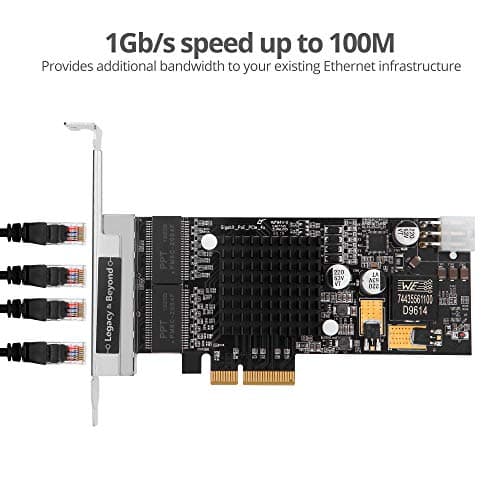 SIIG CN-GP1111-S1 2 x Gigabit Ethernet PCIe x4 image