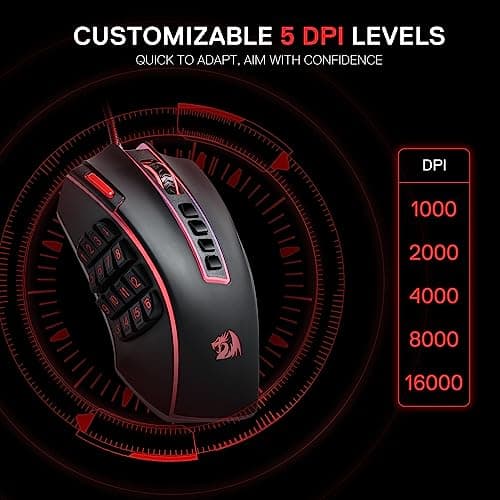 Redragon M990 Wired Laser Mouse image