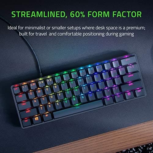 Razer Huntsman Mini RGB Razer Red Optical Linear Wired Gaming Keyboard image