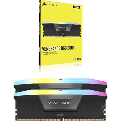 Corsair Vengeance RGB Black DDR5-6000 CL40 32GB (2x16GB) image