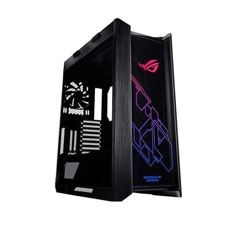 Asus ROG Strix Helios ATX Full Tower Black Tempered Glass Side Panel image