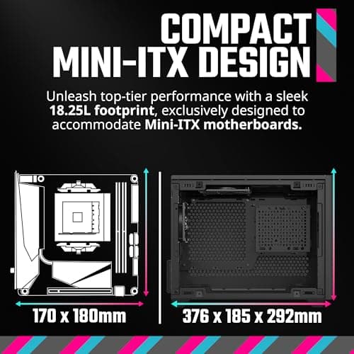 Cooler Master MasterBox NR200 Mini-ITX Desktop Black image