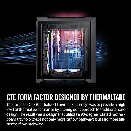 Thermaltake CTE C700 ATX Mid Tower Black Tempered Glass ARGB image
