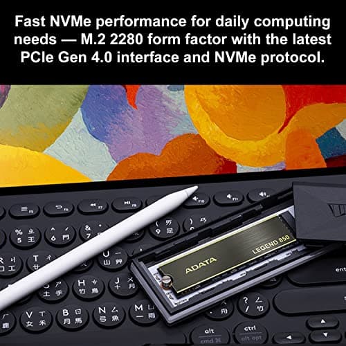 ADATA LEGEND 850 LITE 2TB M.2-2280 SSD PCIe 4.0 x4 NVMe image