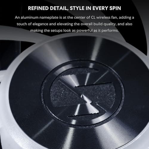 Lian Li UNI FAN CL 120mm Black Wireless 77.34 CFM PWM Addressable RGB 3-Pack image