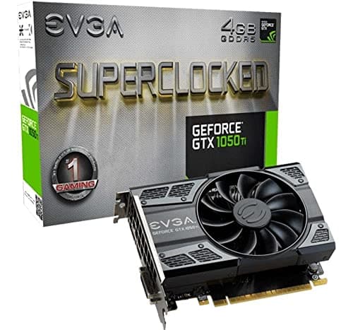 EVGA SC GAMING ACX 2.0 GeForce GTX 1050 Ti 4GB GDDR5 Black image
