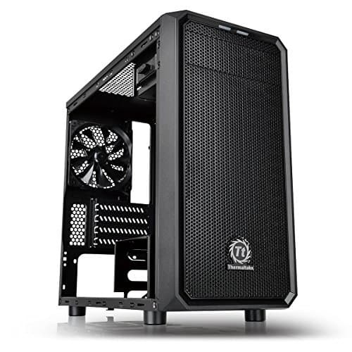 Thermaltake Versa H15 Micro ATX Mid Tower Black with Acrylic Side Panel and USB 3.2 Gen 1 Type-A, USB 2.0 Type-A image