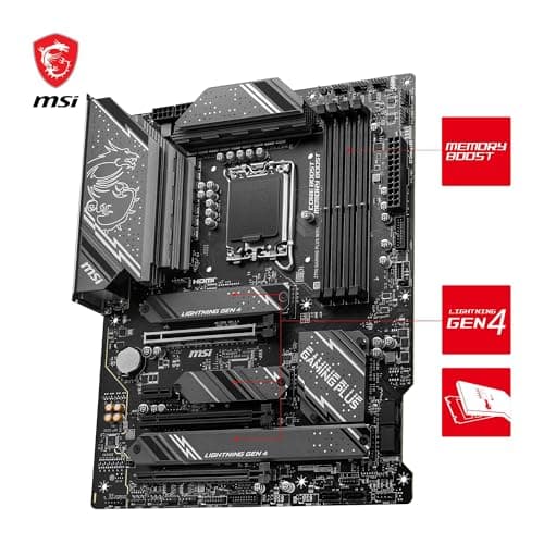 MSI Z790 GAMING PLUS WIFI LGA1700 DDR5 ATX image