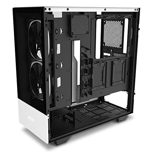 NZXT H510 Elite ATX Mid Tower White / Black Tempered Glass Side Panel, USB 3.2 Gen 2 Type-C, USB 3.2 Gen 1 Type-A image