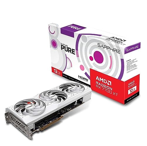 Sapphire Radeon RX 7700 XT PURE 12GB GDDR6 White image