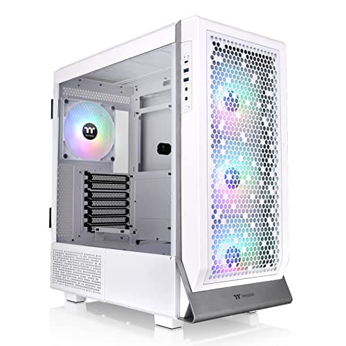 Thermaltake Ceres 500 ATX Mid Tower White Tempered Glass Side Panel, Front USB 3.2 Gen 2 Type-C & USB 3.2 Gen 1 Type-A image