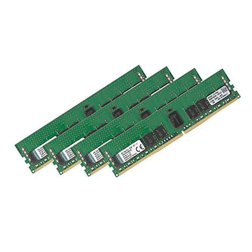 Kingston KVR21R15S4K4/32 Registered Black / Green DDR4-2133 CL15 32GB (4x8GB) image