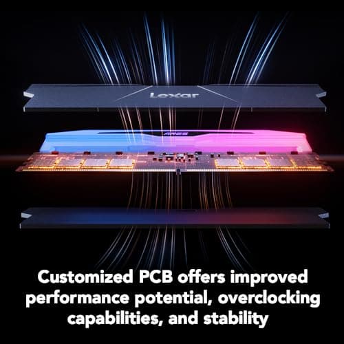 Lexar Ares RGB 2nd Gen Black DDR5-8000 CL40 48GB (2x24GB) image