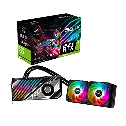 Asus ROG STRIX LC GAMING OC GeForce RTX 3080 Ti 12GB GDDR6X Black / Silver main image