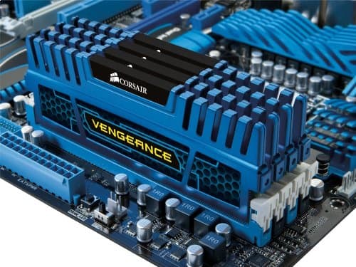 Corsair Vengeance Black / Blue DDR3-1600 CL9 16GB (4x4GB) image