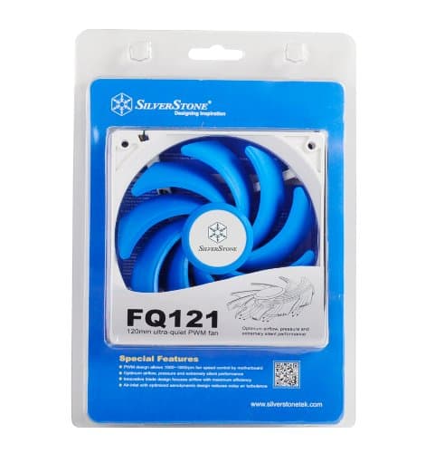 Silverstone FQ 67.5 CFM 120mm White / Blue PWM image