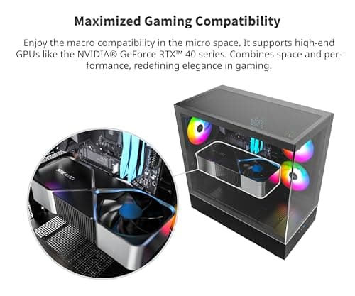 Montech XR ATX Mid Tower Black Tempered Glass image