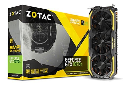 Zotac AMP Extreme GeForce GTX 1070 Ti 8GB GDDR5 Black/Yellow main image