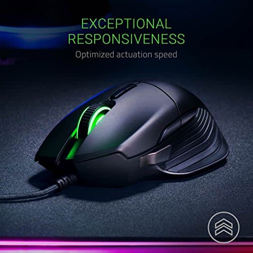 Razer Basilisk - Chroma Enabled RGB FPS Gaming Mouse - Worlds Most Precise Sensor - Comfortable Grip w/ DPI Clutch & Customizable Scroll Wheel Resistance (Renewed) image