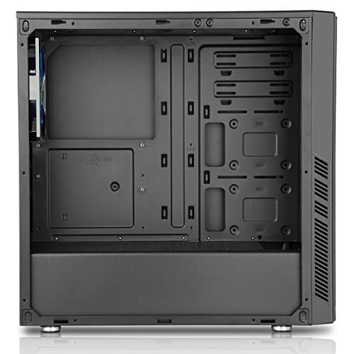 CiT Dark Star ATX Mid Tower Black with Acrylic Side Panel and USB 3.2 Gen 1 Type-A USB 2.0 Type-A image