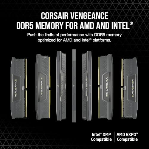 Corsair Vengeance Black DDR5-6000 CL28 32GB (2x16GB) image