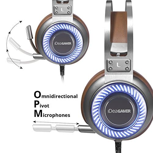 iDeaUSA S409 7.1 Channel Closed-Back Headset image