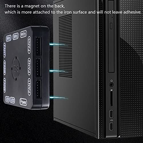 DS 120mm Addressable RGB PC Case LED Fans 3 Pack image