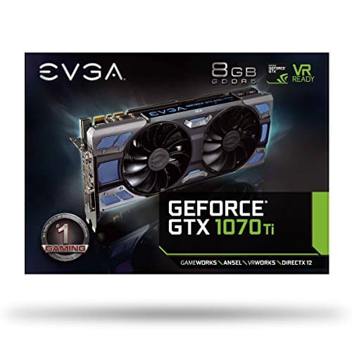 EVGA GeForce GTX 1070 Ti FTW2 GAMING iCX 8GB GDDR5 Black / Silver image