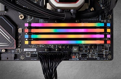 Corsair Vengeance RGB PRO 64GB (4x16GB) DDR4 3200 (PC4-25600) C16 Desktop Memory — Black image