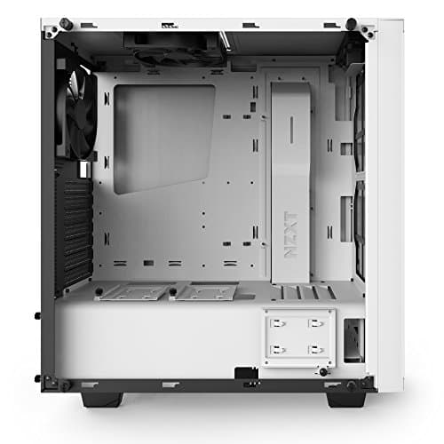 NZXT S340 Elite ATX Mid Tower White Tempered Glass Side Panel Front Panel USB 3.2 Gen 1 Type-A & USB 2.0 Type-A image