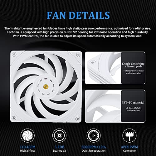 Thermalright Frozen Magic Scenic V2 Water 280mm 110.4 CFM White image