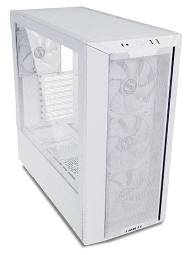 Lian Li LANCOOL III ATX Mid Tower White with Tempered Glass Side Panel and USB 3.2 Gen 2 Type-C USB 3.2 Gen 1 Type-A image